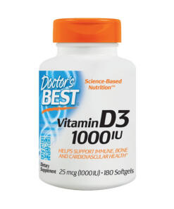 Doctor's Best - Vitamin D3 5000 IU - 360 softgels