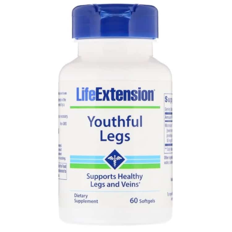 Life Extension - Youthful Legs - 60 softgels