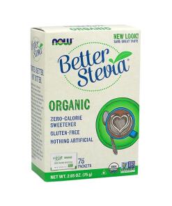 NOW Foods - Better Stevia Packets Organic - 75 packets