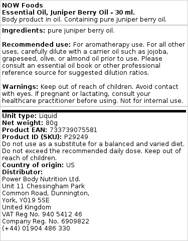 Eterično olje, Olje brinovih jagod - 30 ml. - slika 2