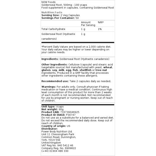 Korenina zlate rozge, 500 mg - 50 kapsul - slika 2