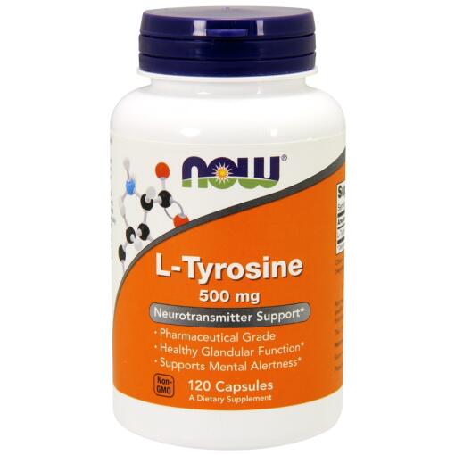 L-tirozin, 500 mg - 120 kapsul - slika 4