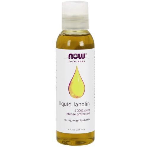 NOW Foods - Lanolin 100% Pure Liquid - 118 ml.