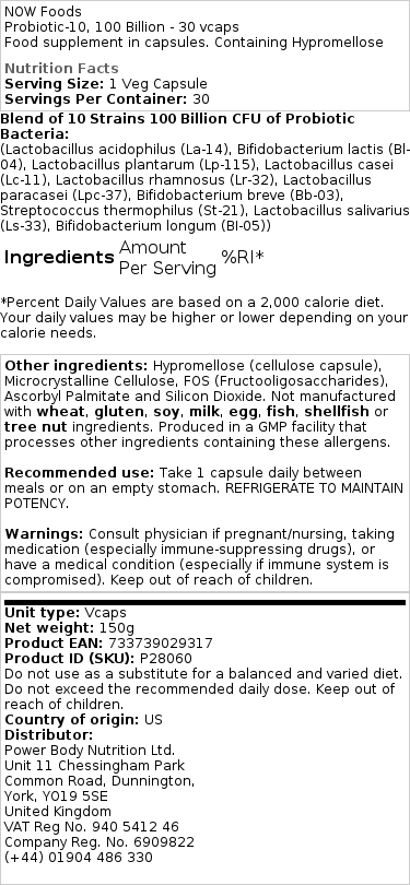 Probiotik-10, 25 milijard - 50 kapsul - Image 2