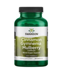 Swanson - Cinnamon Gymnema Mulberry Complex 120 caps