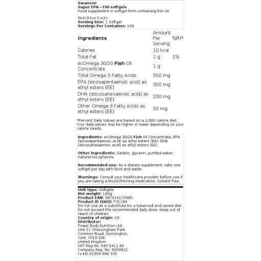 Super EPA - 100 mehkih gelov - slika 2