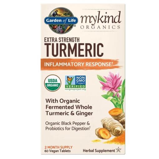 Mykind Organics Extra Strength Turmeric - 60 vegan tabs