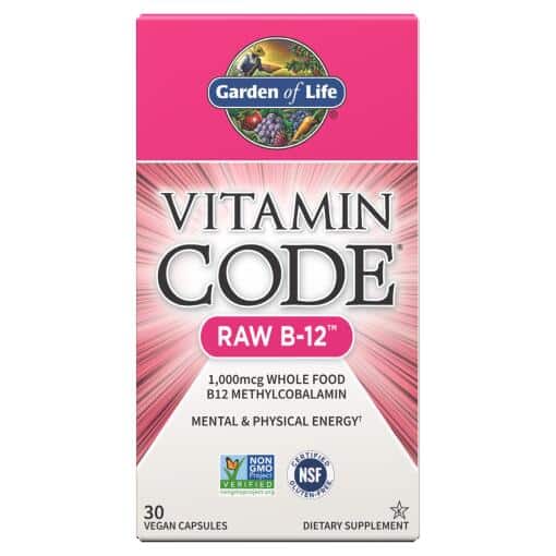 Vitamin Code Raw B-12 1.000mcg kapsler