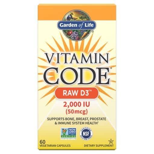 Vitamin Code Raw D3 2000 IE kapsler
