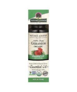 100% Pure Geranium Organic Essential Oil - 15 ml.