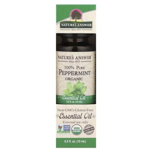 100% Pure Peppermint Organic Essential Oil - 15 ml.