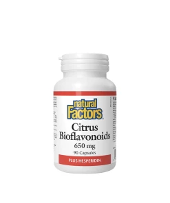 Natural Factors Citrus Bioflavonoids Plus Hesperidin 650 mg (90 Capsules)