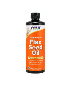 Now Foods - Organic Flax Seed Oil (24 oz)