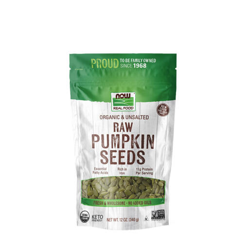 Now Foods - Organic Pumpkin Seeds (340 g)