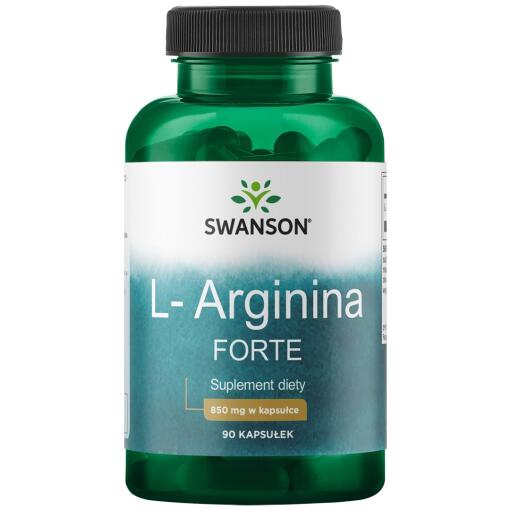 SWANSON L-arginina forte 850mg 90 kaps