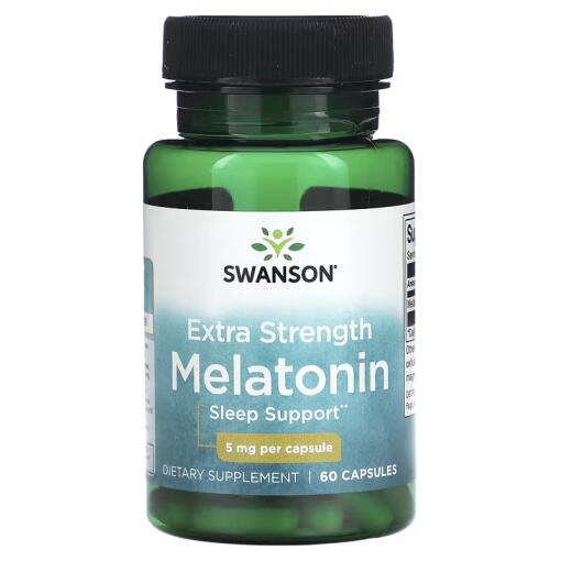 Swanson - Melatonin 5mg - 60 kapsler