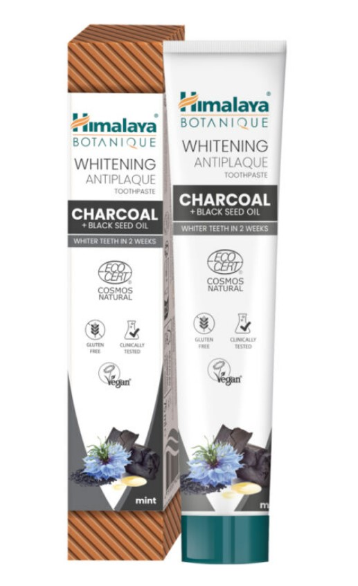 Whitening Antiplaque Toothpaste Charcoal + Black Seed Oil