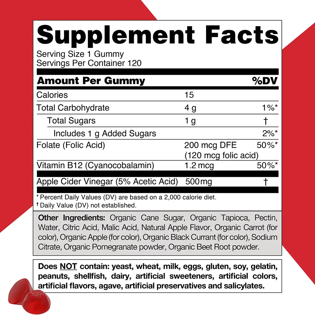 Goli Nutrition - Žvečljivi bonboni z jabolčnim kisom - slika 6