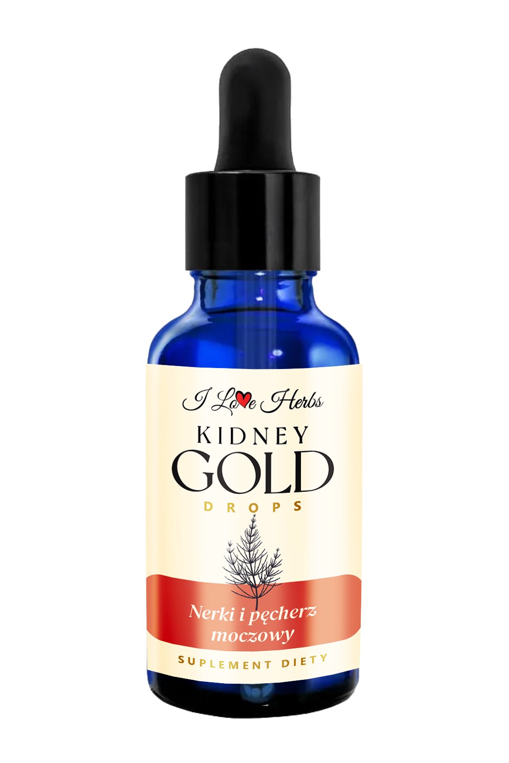 I LOVE HERRBS - KIDNEY Gold Drops NERKI I PĘCHERZ MOCZOWY (50 ml)