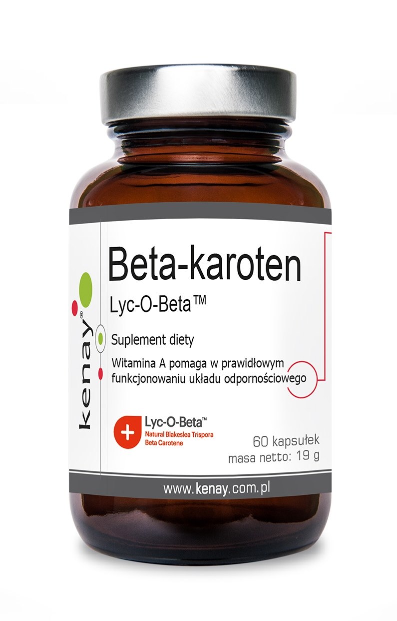 KENAY Beta karoten (Prowitamina A) Lyc-O-Beta (60 caps.)