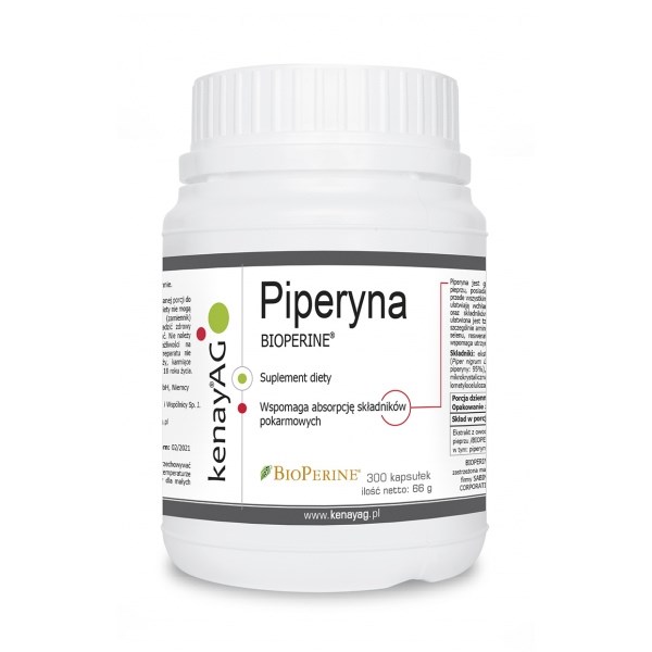 KENAY Piperine BIOPERINE black pepper extract (300 caps)