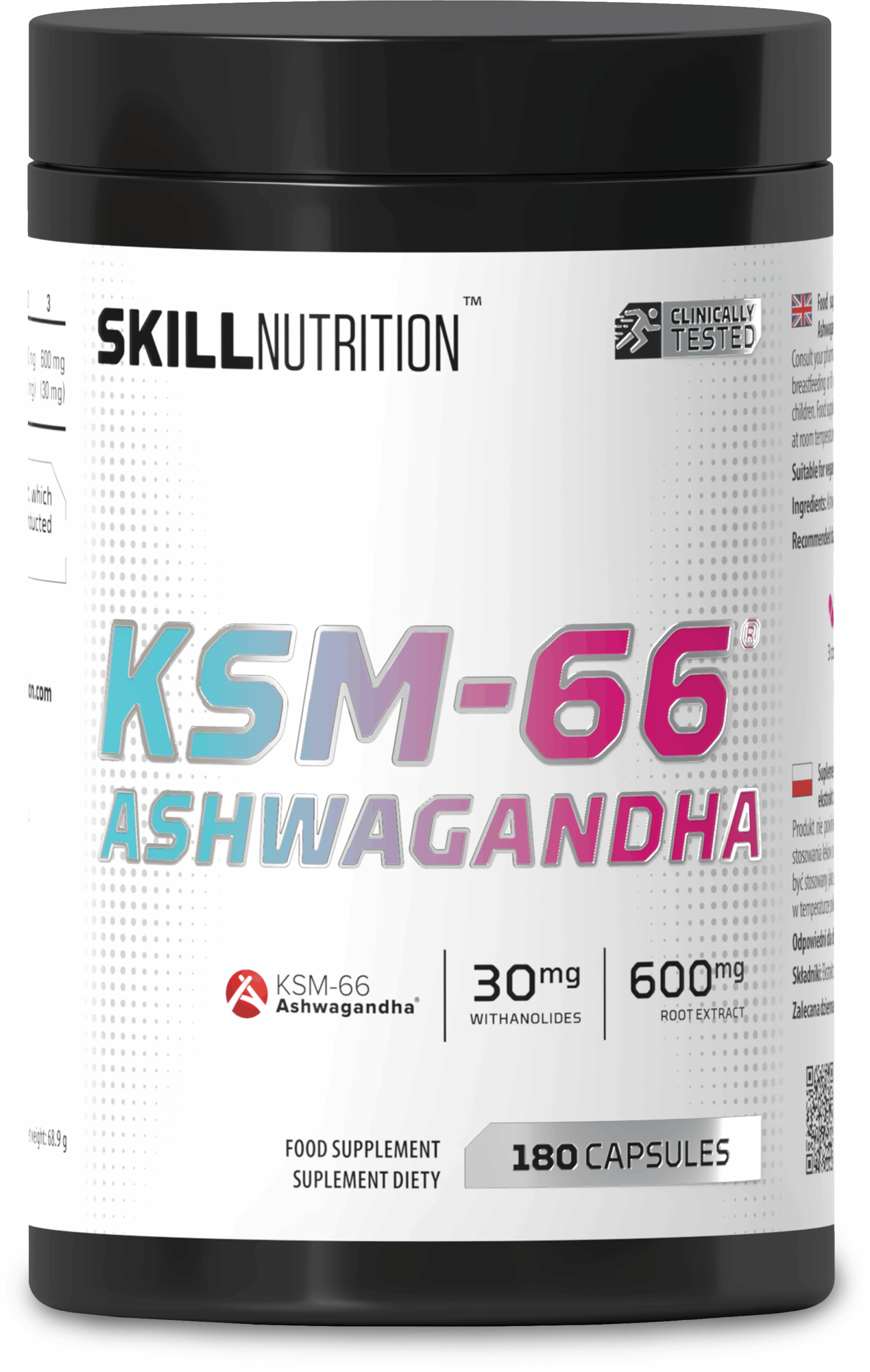 KSM-66 Ashwagandha - 180 vegan caps