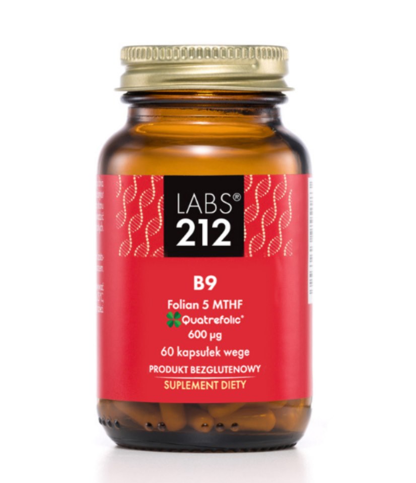 LABS212 B9 Folate 5-MTHF (60 vcaps)