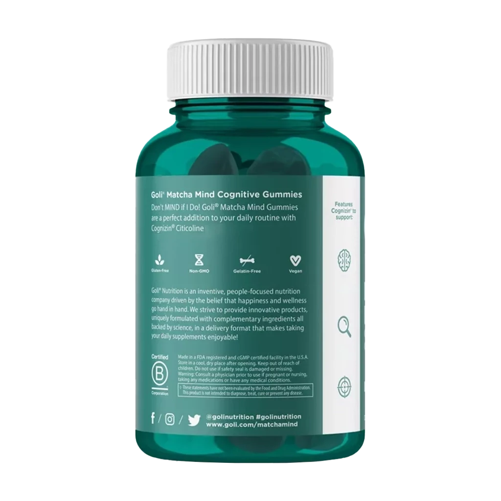 Goli Nutrition - Gumi bonboni Matcha Mind - slika 2