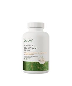 Ostrovit Turmeric + Black Pepper + Ginger VEGE (90 Capsules)