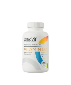 Ostrovit Vitamin D3 2000 IU + K2 MK-7 + C + Zinc (60 Capsules)