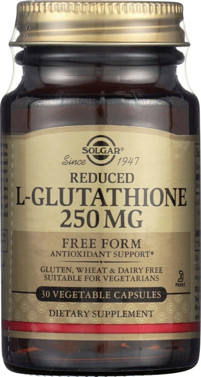 SOLGAR Reduced L-Glutathione 250 mg (30 caps.)
