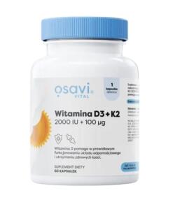 OSAVI Vitamin D3 + K2 2000 IU + 100 mcg (60 softgels)