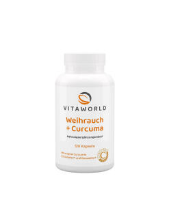 Vitaworld Frankincense + Curcuma (120 Capsules)