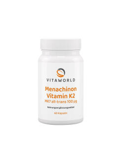 Vitaworld Menaquinone Vitamin K2 MK7 (60 Capsules)