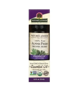 100% Pure Alpine Fresh Blend Essential Oil - 15 ml.