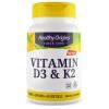 HEALTHY ORIGINS Vitamin D3 & K2 (60 caps)