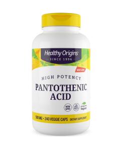 Healthy Origins Pantothenic Acid 500mg 240 Veg. capsules