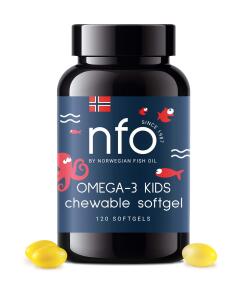 NFO Omega-3 Kids Chewable (120 caps)