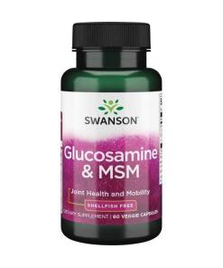 SWANSON Glucosamine + MSM 60kaps