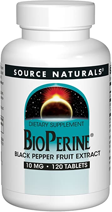 Source Naturals - BioPerine 10 mg, 120 vegetarijanskih tablet - ECO ...