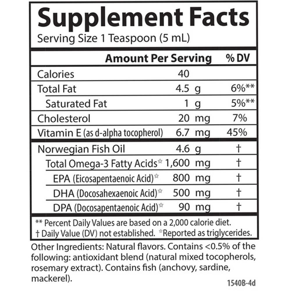 Naravno pomarančno ribje olje najvišje kakovosti - 500 ml - Image 3