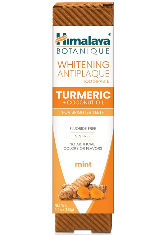 Whitening Antiplaque Toothpaste Turmeric + Coconut Oil
