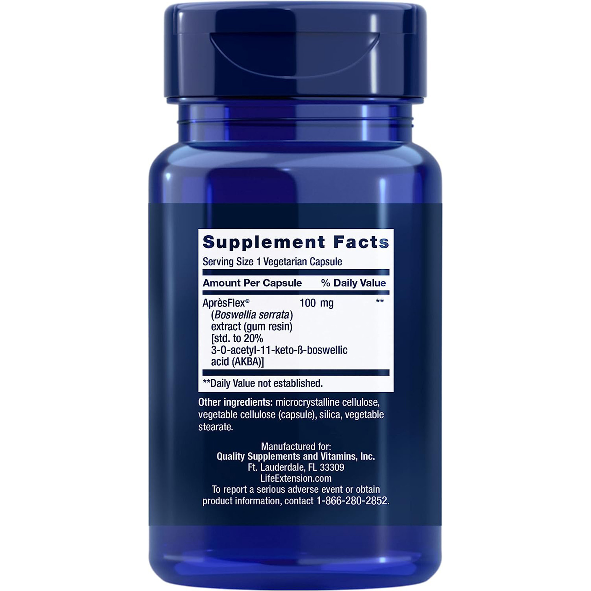 Zaviralec 5-LOX z ApresFlexom, 100 mg - 60 kapsul - slika 5