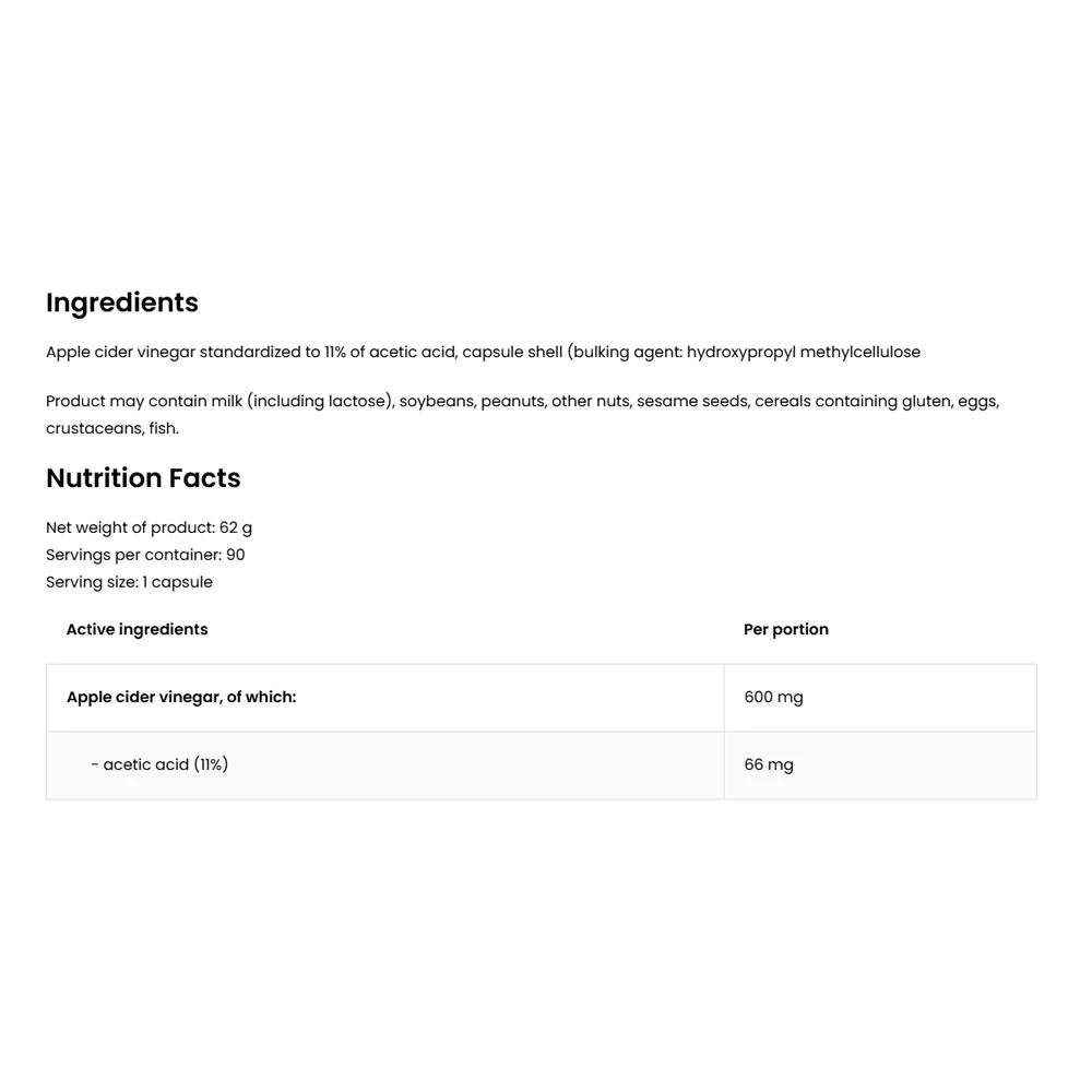 OstroVit – Jabolčni kis v kapsulah, 90 vcaps - slika 7