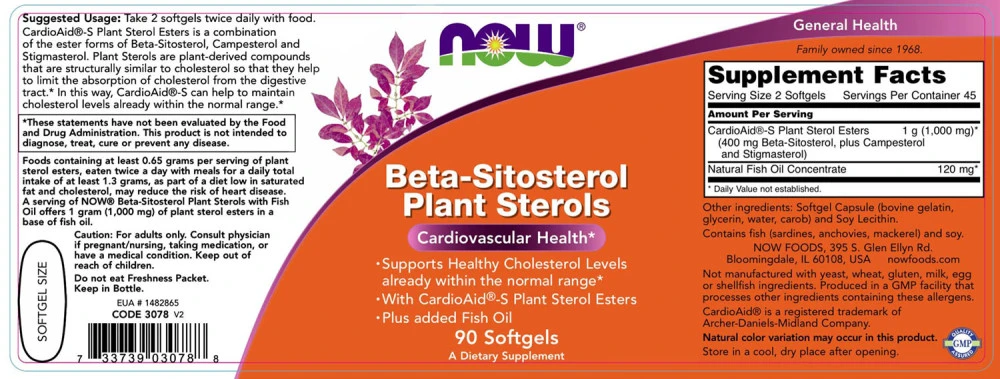 Beta-sitosterol rastlinski steroli - 90 mehkih gelov - slika 3