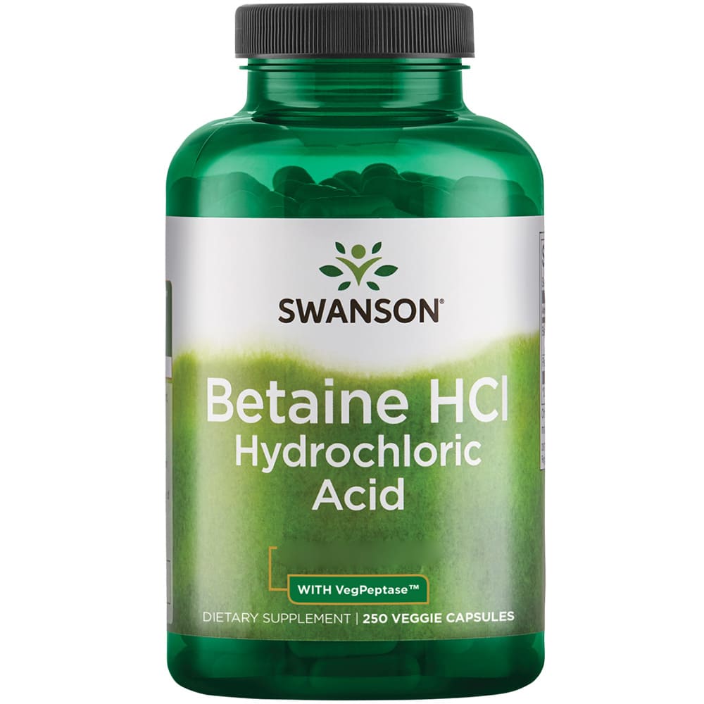 Betain HCl klorovodikova kislina - 250 vcaps - slika 2