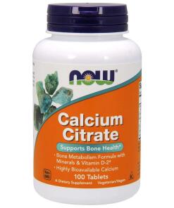 Calcium Citrate with Minerals & Vitamin D-2 - 100 tabs
