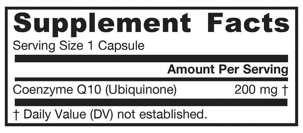Koenzim Q10, 200 mg - 60 kapsul - slika 3