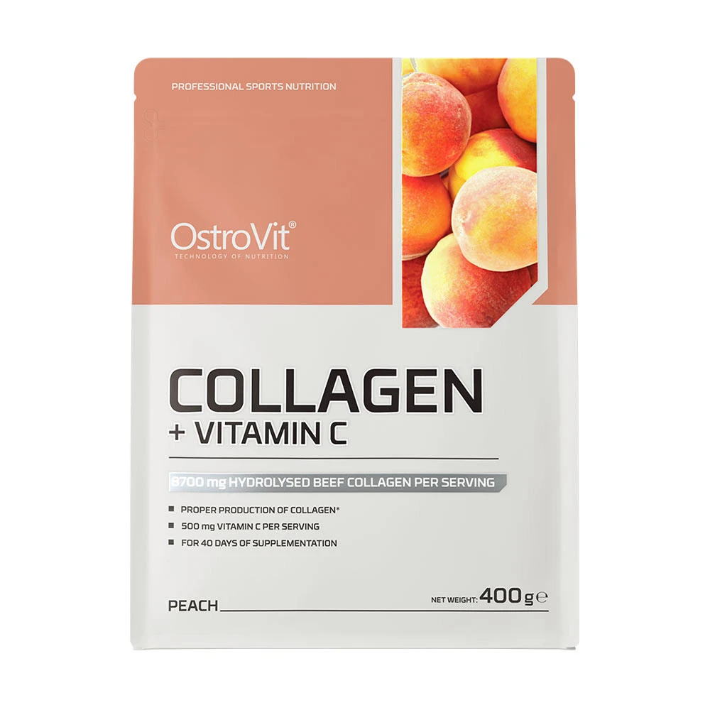 OstroVit – Kolagen + Vitamin C, breskev - 400g - slika 6