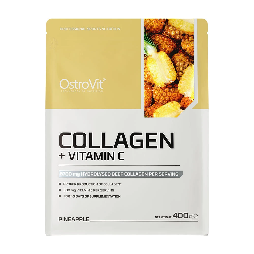 OstroVit – Kolagen + Vitamin C, Ananas - 400g - slika 6